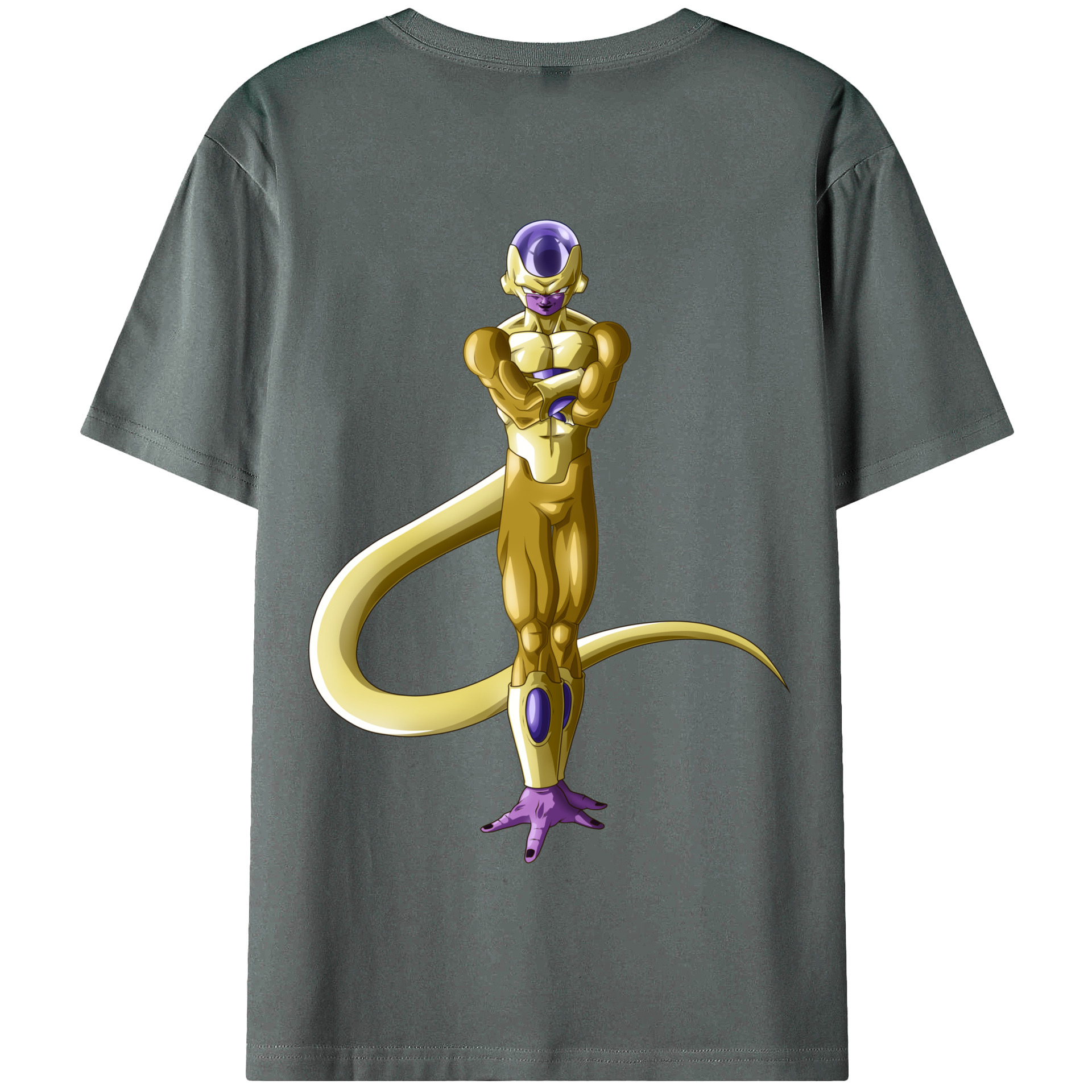 （画像用） ドラゴンボール フリーザ DRAGON BALL Frieza 綿100％半袖Tシャツ（背面プリント）